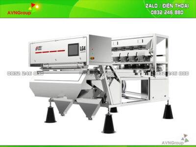 Máy bắn màu hạt điều nhân sống 4 máng