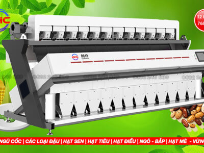 Máy tách màu hạt 10 máng