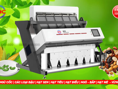 Máy tách màu hạt 5 máng