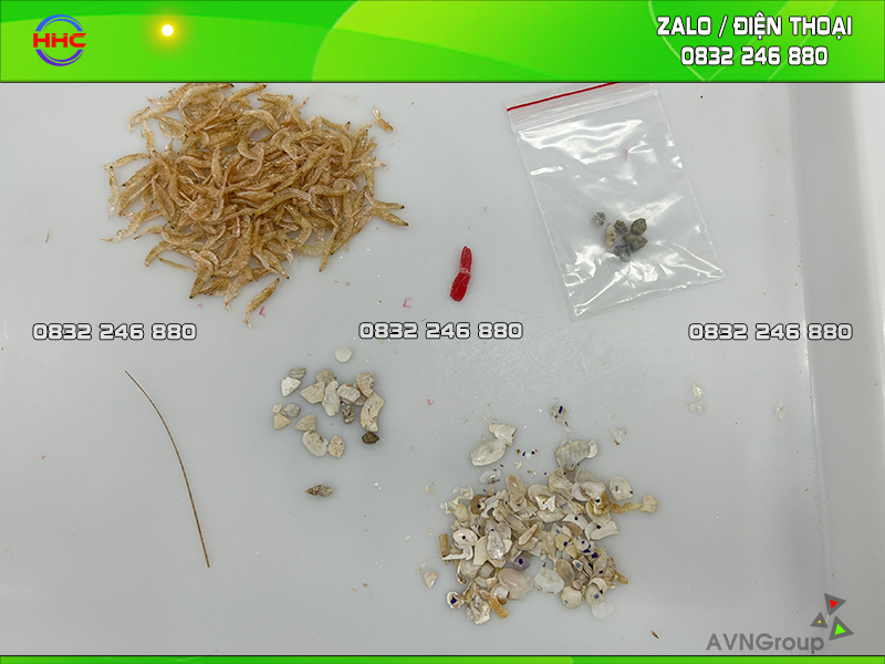 Máy Tách Màu Ruốc Khô 10 tap chat ruoc kho