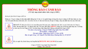 canh bao may tach mau hhc