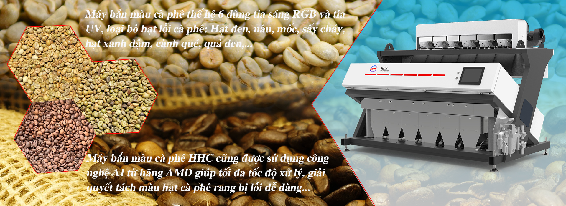 TRANG CHỦ 78 Máy Tách Màu HHC | Máy Bắn Màu HHC Giá Tốt AI Deeplearning